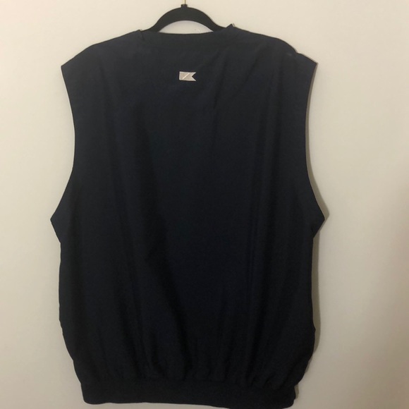 Georgia Tech Blue Cutter & Buck Windbreaker Vest - Picture 5 of 7